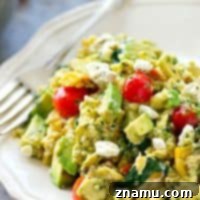 Pesto Garden Scramble 9 Garden Veggie Pesto Scrambled Eggs