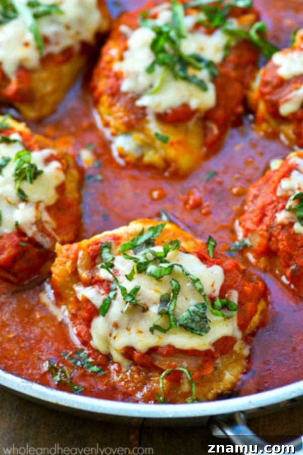 Tuscan Braised Chicken Feast 6 Braised in a flavorful Italian sauce and covered with melty Parmesan cheese, these one-pot chicken thighs are Italian food at it's total best!