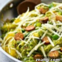 One-Pan Pesto Sausage Spaghetti Squash 9 Pesto Spaghetti Squash Sausage Skillet