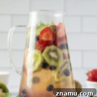 Mixed Berry Kiwi Sangria