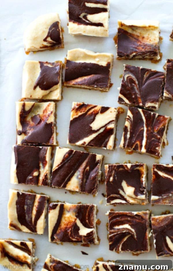 Effortless Key Lime Cheesecake Tart 10 Rich, creamy, dairy-free, gluten-free, and paleo no-bake chocolate swirl cheesecake bites