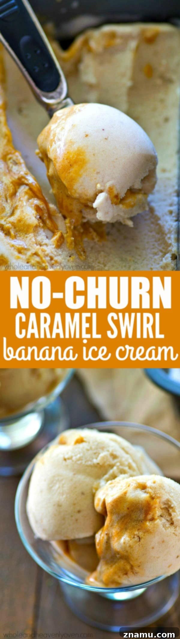 No-Churn Caramel Swirl Banana Bliss 8 Enjoying Healthy Banana Ice Cream
