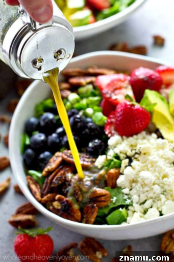 Vibrant Green Goddess Cobb 11 Perfect for a post-weekend detox, this colorful berry-loaded power salad will jump start your healthy goals for the week and you will love every power-packed bite!