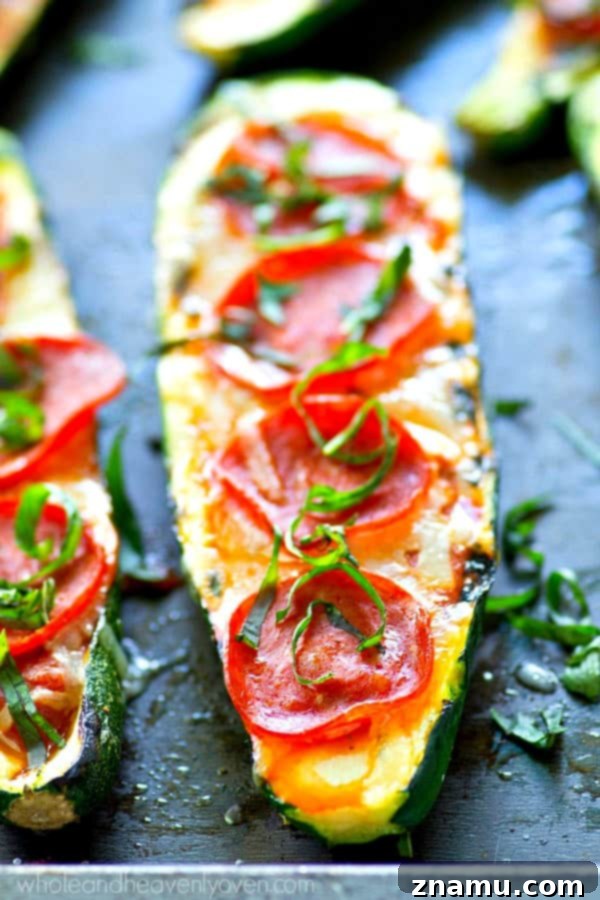 Pizza-Filled Zucchini Grills 2 The healthiest form of pizza you'll ever have! These grilled zucchini boats only need 6 ingredients and 20 minutes of your time to throw together and they'll definitely satisfy that pizza craving!