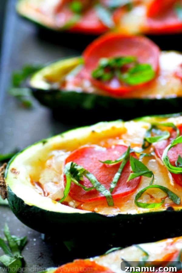 Pizza-Filled Zucchini Grills 6 The healthiest form of pizza you'll ever have! These grilled zucchini boats only need 6 ingredients and 20 minutes of your time to throw together and they'll definitely satisfy that pizza craving!