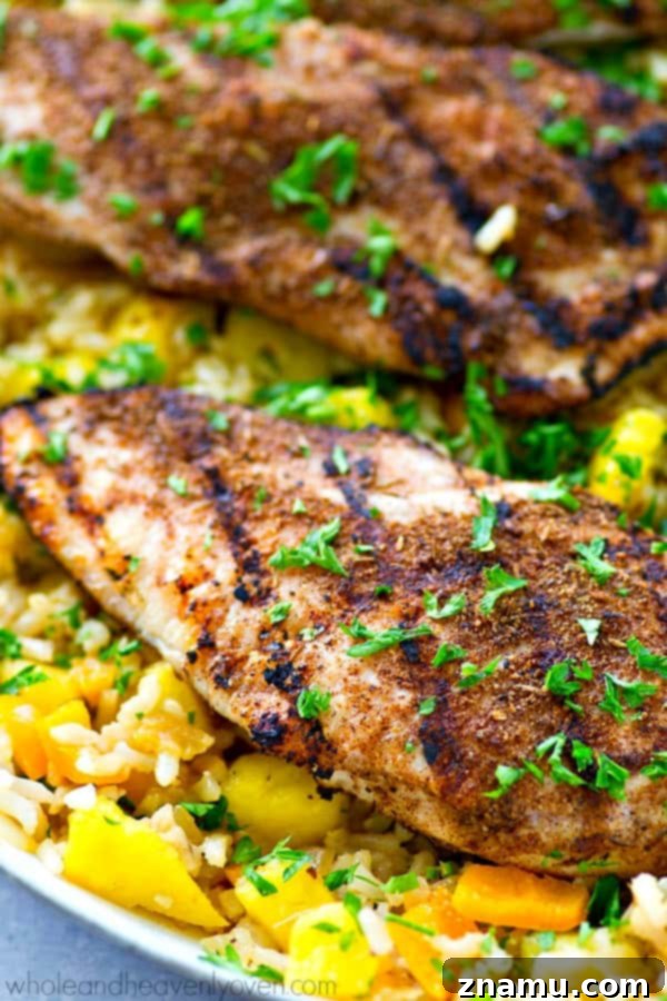 Fiery Jerk Chicken & Golden Pineapple Rice 4 Flavorful Jerk Chicken with Tropical Pineapple Fried Rice