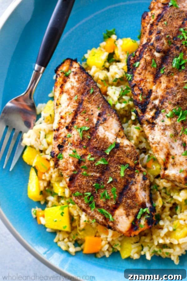 Fiery Jerk Chicken & Golden Pineapple Rice 6 Homemade Jerk Seasoning for Grilled Chicken