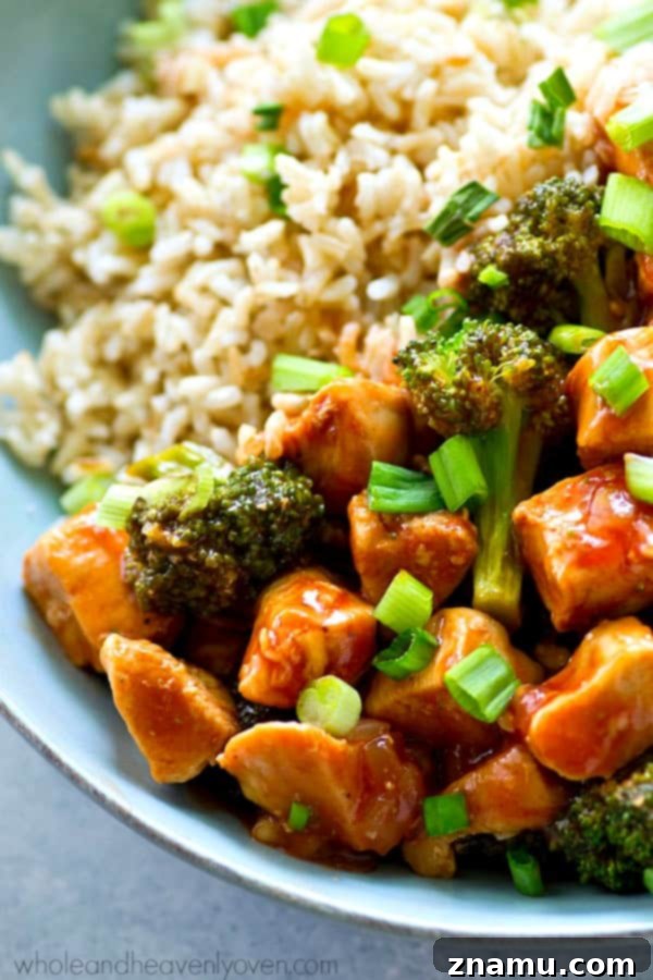 BBQ Chicken and Broccoli Rice Skillet 4 Fresh ingredients laid out before cooking: chicken, broccoli, and onions