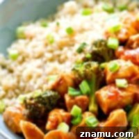 One-Skillet BBQ Chicken Broccoli Rice Bowls recipe image