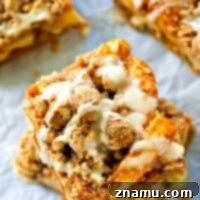 Apple Streusel Bars with Vanilla Glaze 9 Image of Glazed Apple Pie Crumb Bars recipe