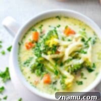 Love the broccoli cheese soup from Panera? This no-fuss crockpot version is unbelievably easy to throw together and lighter on the calories too! You'll be having bowl after bowl.