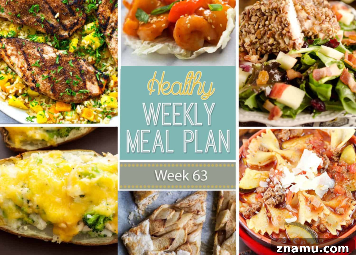 Week 63: Your Guide to Wholesome Wellness 2 Effortlessly plan healthy meals from breakfast to late-night snacks with our curated recipes from top healthy food bloggers. Achieve your wellness goals with ease!