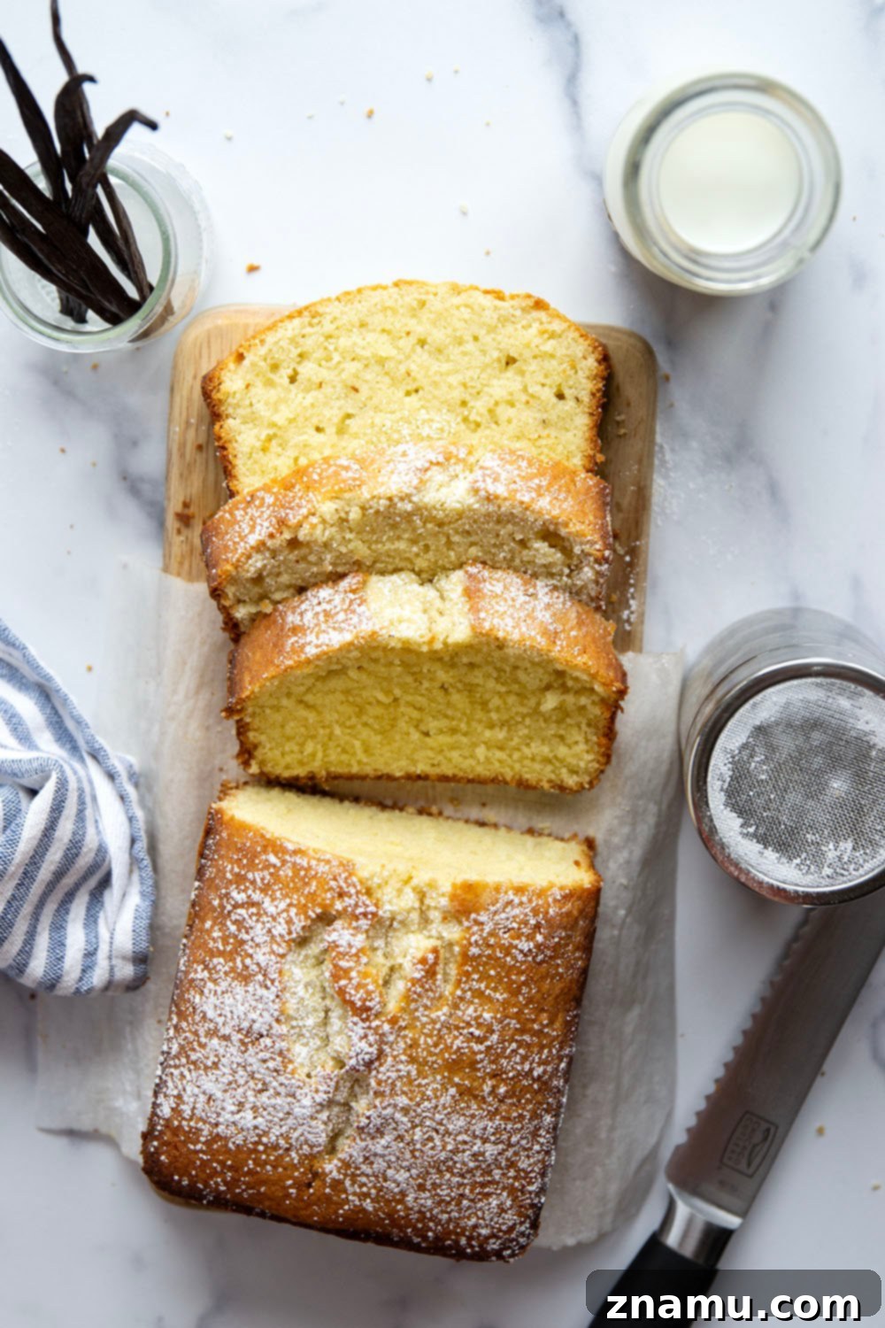 Classic Vanilla Pound Cake 3 Soft, buttery vanilla pound cake is baked with pure vanilla extract and real vanilla beans for one keeper cake that every baker needs in their repertoire!