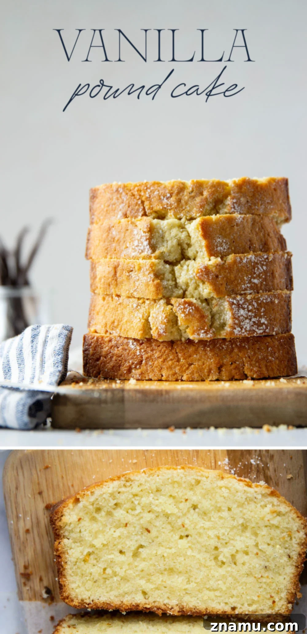 Classic Vanilla Pound Cake 7 Soft, buttery vanilla pound cake is baked with pure vanilla extract and real vanilla beans for one keeper cake that every baker needs in their repertoire!