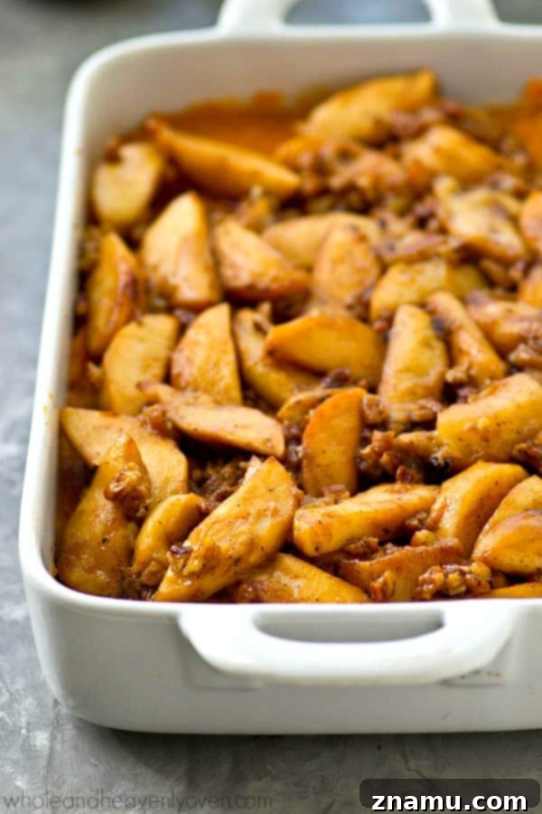 Caramel Apple Sweet Potato Delight 4 Sweet potato casserole gets an incredible makeover with this SUPER-easy version that features tons of tender caramelized apples piled on top.---Everyone will want seconds of this winner casserole!
