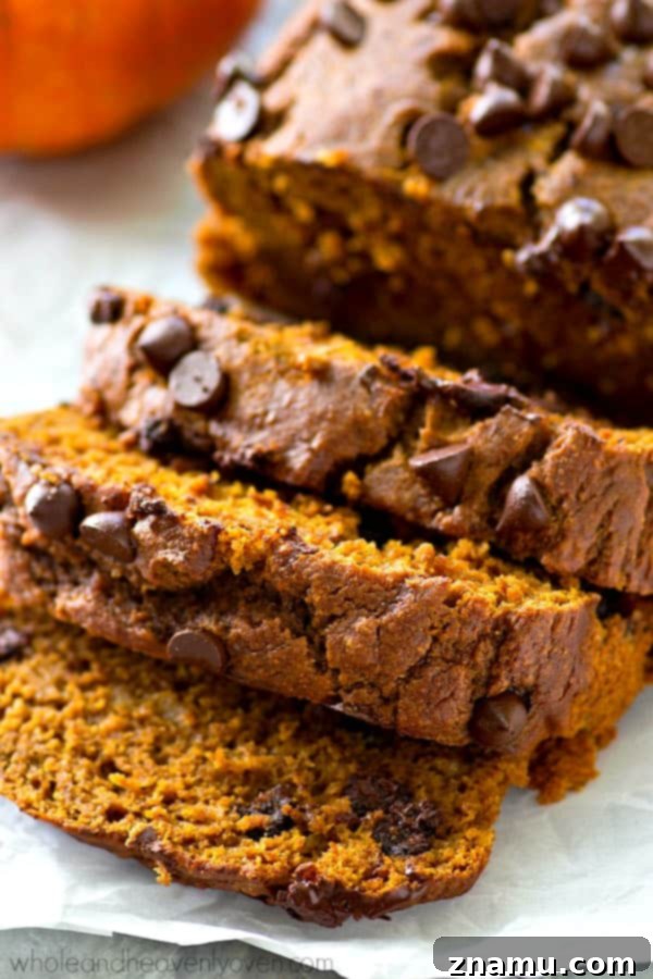 Glazed Apple Crumble Banana Bread 10 Pumpkin bread and banana bread collide with tons of gooey chocolate into one killer loaf that you're not gonna be able to get enough of this fall!