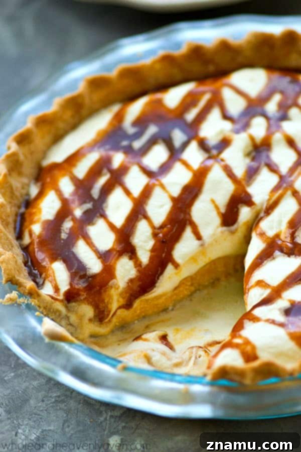Decadent No-Bake Caramel Pumpkin Cheesecake 2 Stunning No-Bake Caramel Cheesecake Pumpkin Pie with homemade caramel drizzle, perfect for Thanksgiving dessert