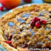 Golden Caramel Apple Cranberry Crumble 9 Thumbnail of the Cranberry Caramel Apple Crumb Pie recipe