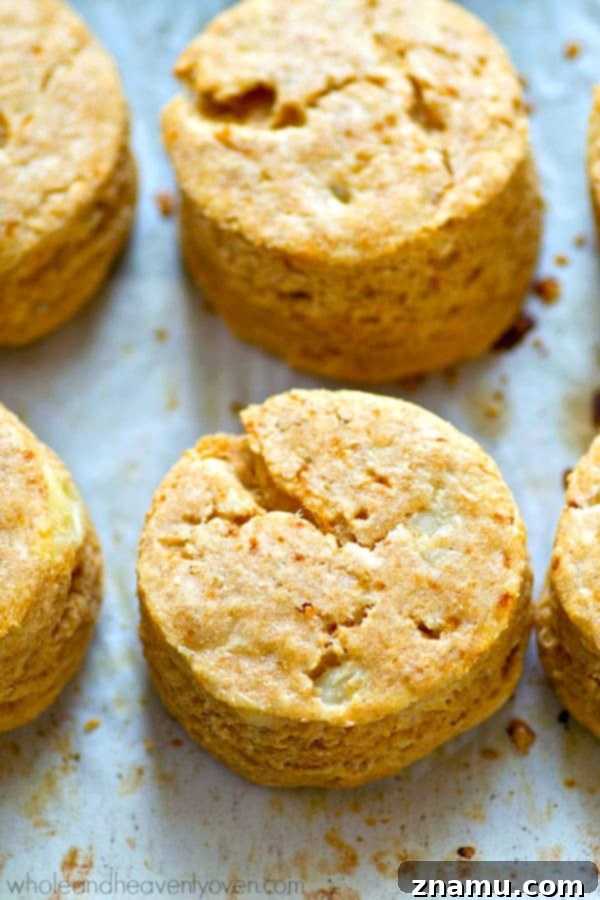 Fluffy Cheesy Potato Coconut Oil Biscuits 2 Flaky cheesy coconut oil biscuits made with mashed potatoes, served with butter and soup.