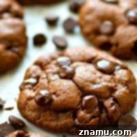 Guilt-Free Double Chocolate Coconut Delights 8 Ultimately soft and loaded with a double-whammy of chocolate, you would never guess that these irresistible double chocolate chip cookies use coconut oil and are completely BUTTER-FREE!
