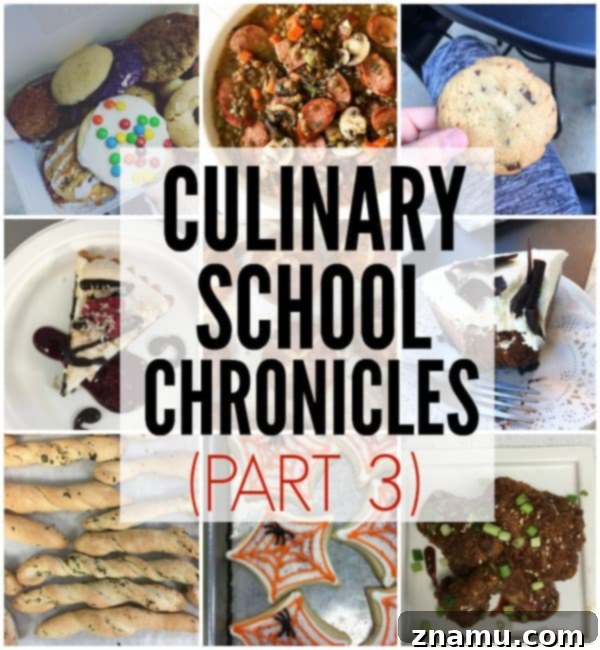 The Culinary Crucible: Volume Three 2 Culinary school student in chef's whites, smiling in a kitchen setting