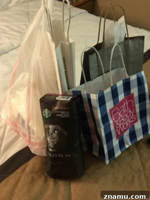 The Culinary Crucible: Volume Three 47 Shopping bags from various stores, a result of retail therapy