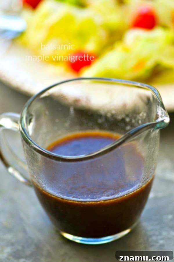 Six Vinaigrettes From One Simple Base 4 Sweet and tangy balsamic maple vinaigrette for salads, made easy at home. Perfect with roasted vegetables and goat cheese.