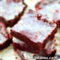 White Chocolate Red Velvet Brownie Bites