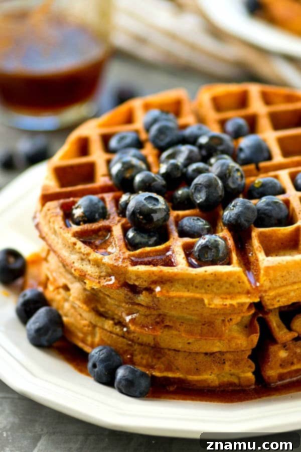 Golden Coconut Waffles with Spiced Maple Chai 2 Unbelievably light, crispy, and covered in a warm chai-spiced maple syrup, these easy coconut oil waffles are quickly going to become a breakfast staple in your house!