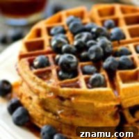 Golden Coconut Waffles with Spiced Maple Chai 8 Crispy Coconut Oil Waffles with Chai Maple Syrup