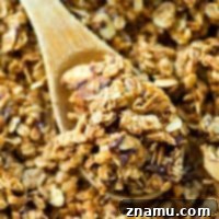 Peanut Butter Mocha Dream Clusters 8 This mocha granola is a peanut butter chocolate lover's dream! It's easy to bake up and SO good with vanilla greek yogurt...or just by the handful.