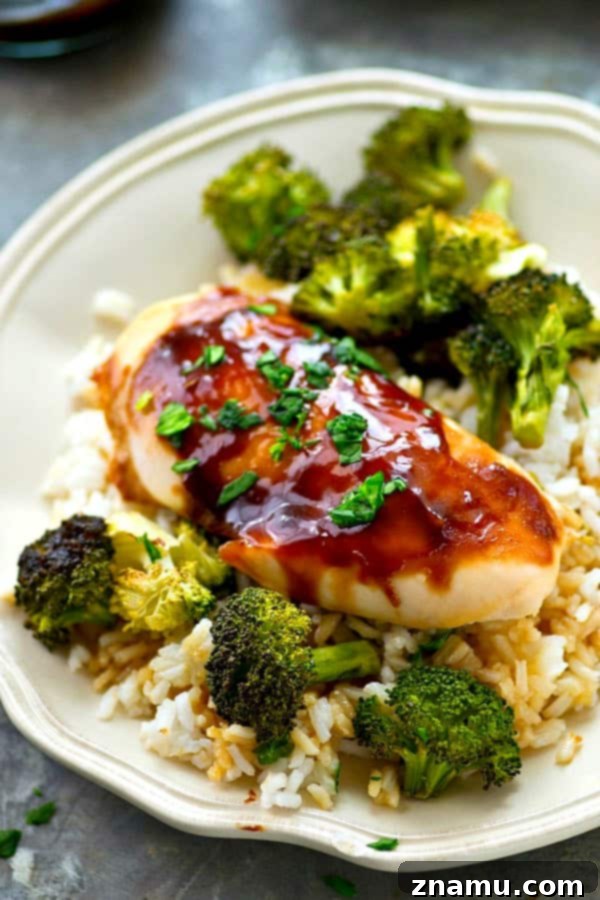 One-Pan Teriyaki Chicken and Roasted Broccoli 2 Homemade teriyaki chicken made UNBELIEVABLY easy! Everything bakes up in one sheet pan and you won't believe how flavorful the homemade sauce and roasted broccoli is!