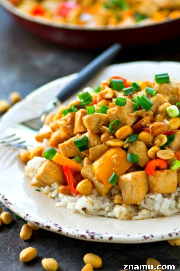 Quick Lighter Kung Pao Chicken Skillet 6 Preparing the sauce for the Lighter Kung Pao Chicken in a Skillet.