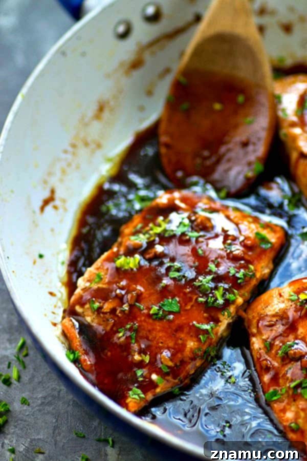 Teriyaki Glazed Salmon Skillet with Fragrant Ginger Rice 6 The BEST teriyaki salmon ever made completely from scratch in one skillet and served with fluffy gingered rice and lots of homemade teriyaki sauce!