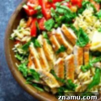 Grilled Chicken Caprese Orzo Salad