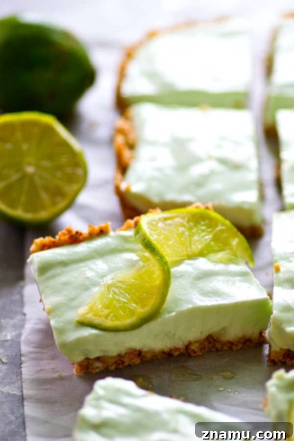 Zesty No-Bake Key Lime Cheesecake Bars 6 Preparing the creamy key lime cheesecake filling.