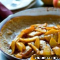 Caramel Apple Chai Puff 7 Buttery chai-spiced dutch baby is filled with tons of sweet caramelized apples for the easiest and most indulgent breakfast you'll ever make this fall!