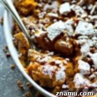 Autumn Pumpkin Spice Latte Bread Pudding 7 Get your pumpkin spice latte fix in this SUPER easy fall-style bread pudding that comes together in minutes and is so perfect for any brunch!