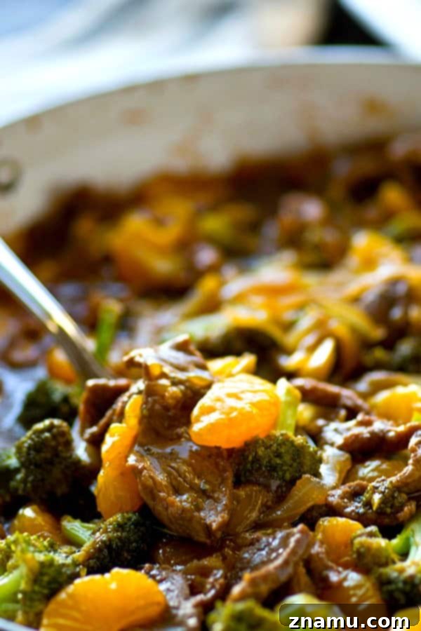 Zesty Orange Teriyaki Beef and Broccoli Stir Fry 5 Flavorful orange teriyaki beef and broccoli stir-fry served over fluffy white rice