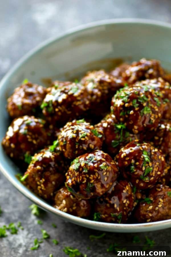 Easy Asian Style Turkey Meatballs in 30 Minutes 2 Flavorful 30-minute Asian-style turkey meatballs coated in homemade teriyaki sauce, perfect for a quick dinner over rice or pasta.