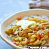 Instant Pot Lemon Rosemary Chicken Noodle Soup Recipe