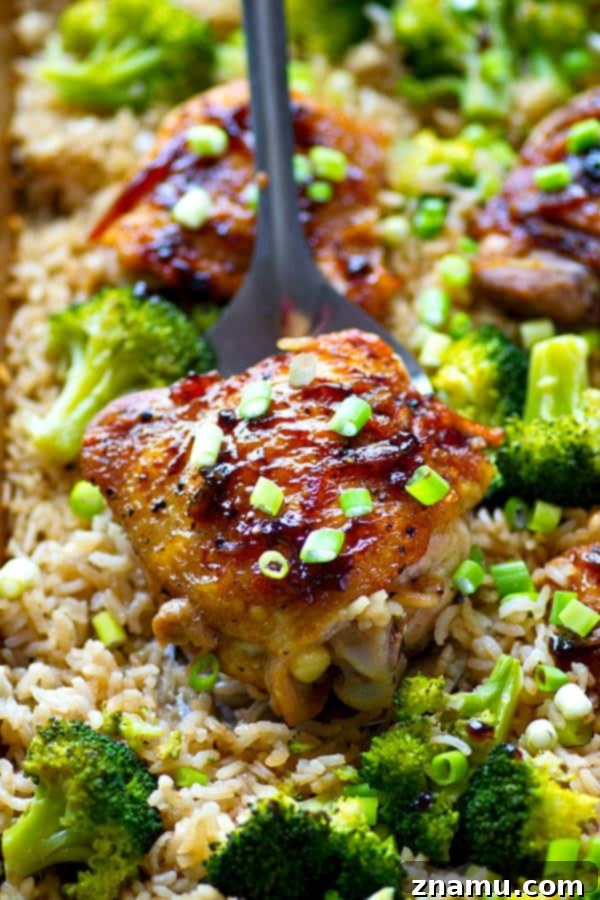 One-Pan Orange Chicken with Rice and Broccoli 4 This isn't just any orange chicken; it's bursting with a perfectly balanced sweet, savory, and tangy profile that will tantalize your taste buds. The secret to its incredible flavor lies in a simple yet potent sauce crafted from orange marmalade, soy sauce, and a touch of vinegar.