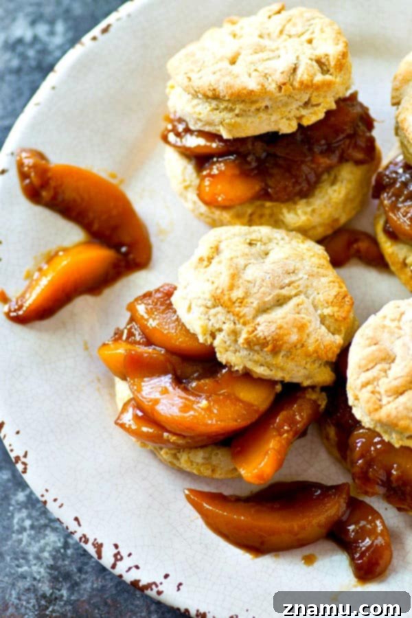 Homemade Sourdough Biscuits with Luscious Peach Preserves 3 Flaky, insanely-flavorful sourdough biscuits are a match made in heaven with juicy fresh peach preserves! Summer in a biscuit.