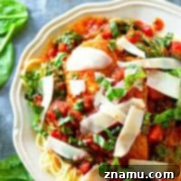 Italian Tomato Spinach Braised Chicken