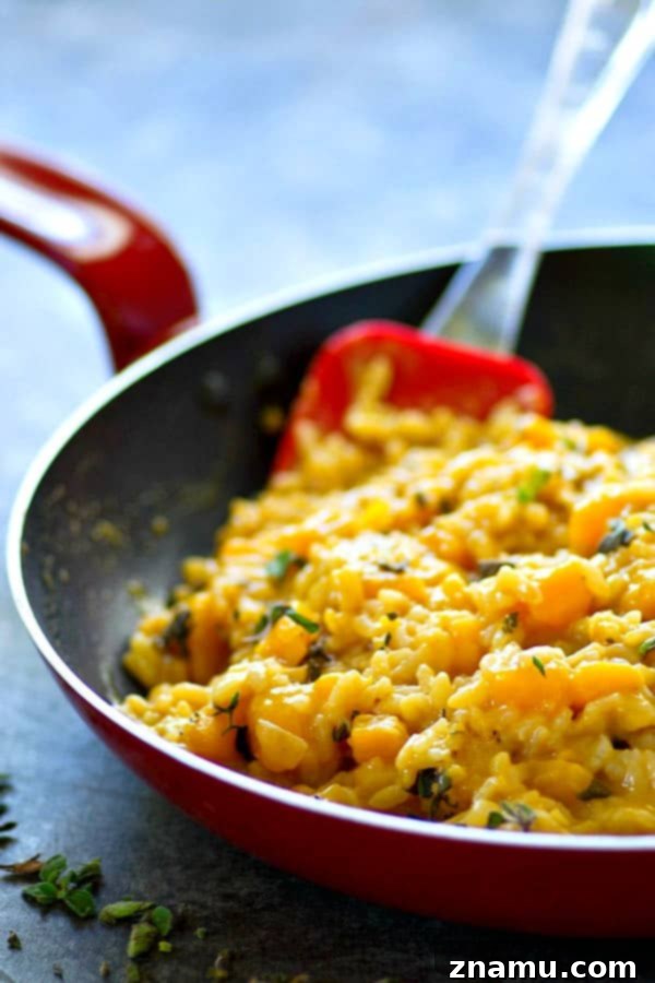 Ultra-creamy and packed with soft butternut squash and three cheeses, this butternut squash sage risotto is easy weeknight comfort food that comes together in only 30!