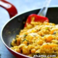 Ultra-creamy and packed with soft butternut squash and three cheeses, this butternut squash sage risotto is easy weeknight comfort food that comes together in only 30!