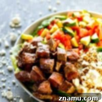 Juicy Greek Yogurt Marinated Steak Salad
