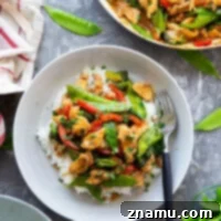 Peanut Satay Chicken Stir Fry recipe image