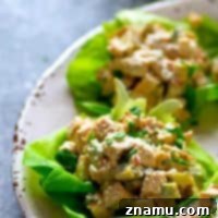 Chipotle Lime Chicken Avocado Lettuce Wraps