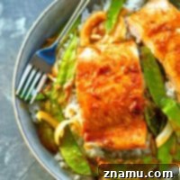 Made entirely on one sheet pan and ridiculously easy, this hoisin salmon and snow peas is soon to become a dinner regular!--you can't beat the homemade hoisin sauce!